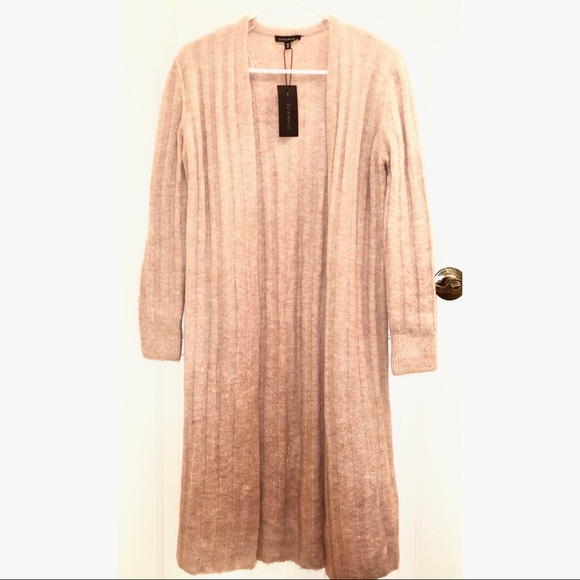 Dusty Rose Long Cardigan - Picture 3 of 3